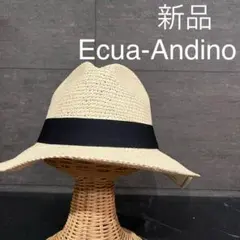 新品 Ecua-Andino パナマハット 中折れハット エクアドル製 柔め