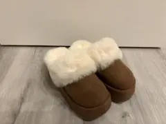 厚底 ムートンブーツ