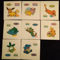 ［セットA］ポケモンパンシール8枚セット　Bloomingポケモン