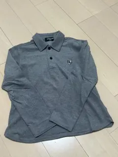 子供服 COMME CA ISM 長袖ポロシャツ 120A グレー