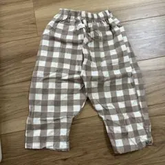 Aosta チェック柄パンツ Lサイズ