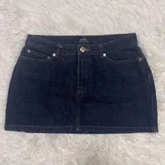 【美品】　APC デニムタイトスカート　デニム　ミニスカート　アーペーセー