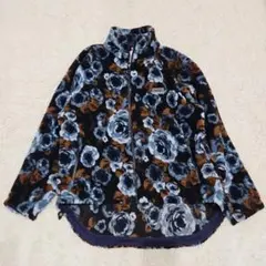 美品 Napa by Martin Rose Floral Fleece ボア