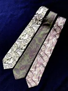 (美品) renoma レノマPARIS ネクタイ　　　　　　　　　3本セットのサムネイル
