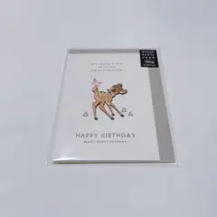 Disney バンビ バースデーカード ポストカード