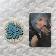 トレカ＆口癖ステッカー JISOO ジス　HANA1stアルバム