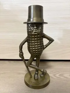 ミスターピーナッツ　コインバンク　ヴィンテージ　貯金箱　真鍮　アメリカン雑貨