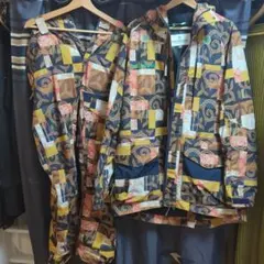 inhabitant マルチカラースキーウェア Mサイズ