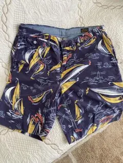POLO ヨット柄 ショートパンツ ネイビーのサムネイル