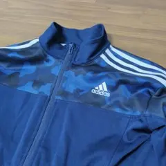 adidas 迷彩柄 ジップアップジャージ 100cm