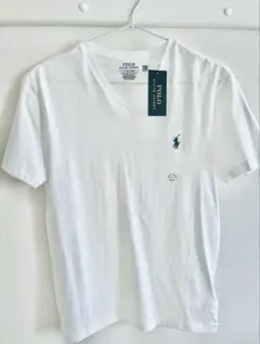 【新品タグ付き】POLO RALPH LAUREN メンズ半袖シャツ 水色ロゴ