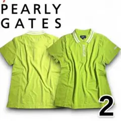 パーリーゲイツ ゴルフ 吸汗速乾 ストレッチ 半袖 ポロシャツ ウェア 2