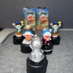 ドラえもん ボトルキャップ5体セット・トレーディングカード4枚