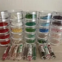 ビーズ　ビーズセット 多彩なカラー 8/0 10/0