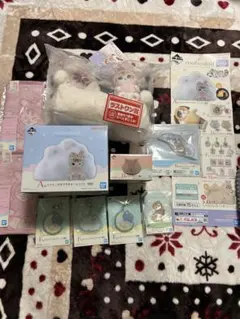 一番くじ モフサンド パジャマパーティー　A賞、D賞、ラストワン賞+おまけ多数