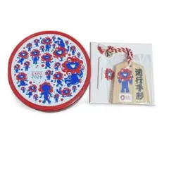 EXPO 2025 ミャクミャク　通行手形・クッキー缶(空)