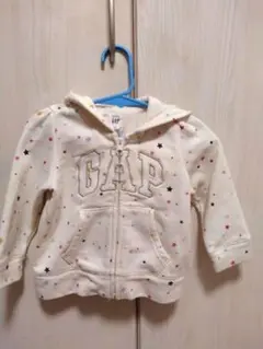 GAP 星柄 ジップアップパーカー