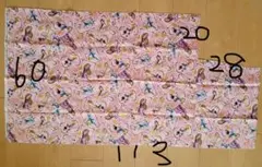 ディズニー　プリンセス　生地　はぎれ