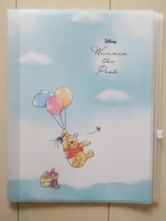 新品☆くまのプーさん クリアファイル スライダーケース付き♪ディズニー