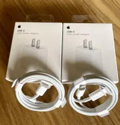 新品 Apple純正 20W USB-C 電源アダプタ USB-Cケーブルセット