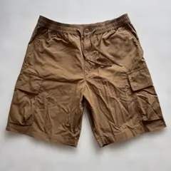 UNIQLO C ワイドフィットカーゴショーツ Lサイズ ブラウン