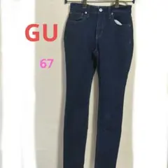 GU レディーススキニーデニム　インディゴブルー67センチのサムネイル