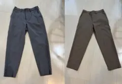 GU メンズS. イージーアンクルパンツ2本セット