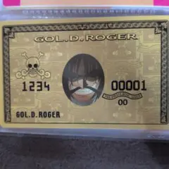 ONE PIECE ゴール・D・ロジャー パロディカード