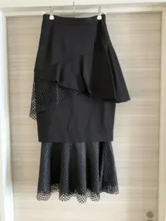 アンスリードトライアングルタックスカート新品未使用 UN3D.（アンスリード）の「TRIANGLE TUCK SK / トライアングル