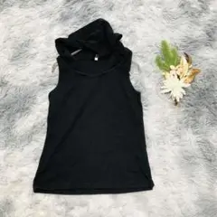 DIVA VITA ニッセン (M) フード付きカットソー ノースリーブパーカー