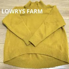 LOWRYS FARM ニット／イエロー／Mサイズ