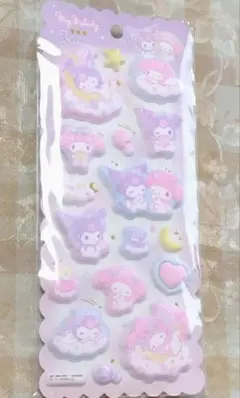 マイメロディー クロミ マシュマロ もちもち シール