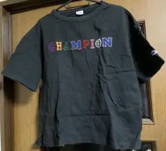 Champion ブラック Tシャツ 半袖