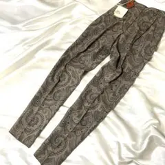 新品　タグ付き　ETRO エトロ　ペイズリー　タックスラックス　イタリア製　40