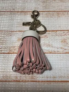 coach タッセル型 チャーム　キーホルダー