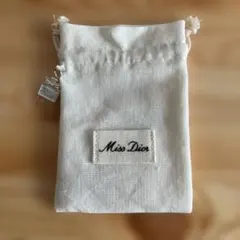 miss dior 刺繍 巾着ポーチ シルクシュシュ ミスディオール - メルカリ