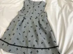 キャット　120 リボン柄 フォーマル　ワンピース 入学式　卒園式　発表会