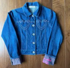 ジャケット　120　メゾピアノ　デニム　Gジャン　上着　羽織り　青