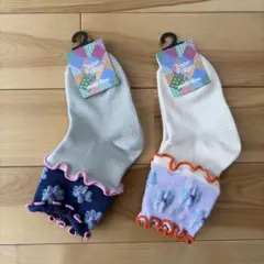 【新品】ベビー キッズ 靴下 2足セット しまむら airi 13〜18cm