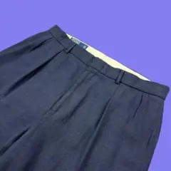 90s〜00s Polo Ralph Lauren 2タック リネンスラックスのサムネイル
