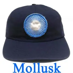 モラスク サーフショップ MOLLUSK SURF コットン キャップ 帽子 紺