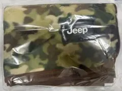 【新品未使用未開封】Jeep カモ柄 フリースブランケット 約120×90cm