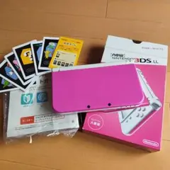 Newニンテンドー3DS LL ピンク×ホワイト