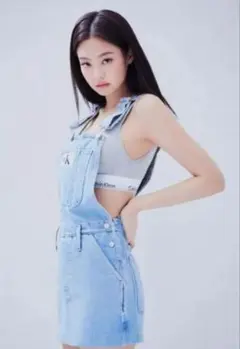 CalvinKlein デニムオーバーオールスカートのサムネイル