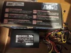 玄人志向 ATX電源 電源ユニット KRPW-AK750W/88+ 80PLUS