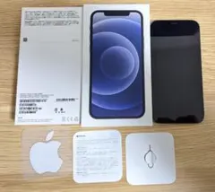 iPhone12 256GB ブラック SIMフリー 訳ありカメラ黒点・社外電池