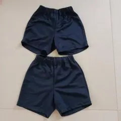 ハーフパンツ　サイズ150　紺色２枚　catch