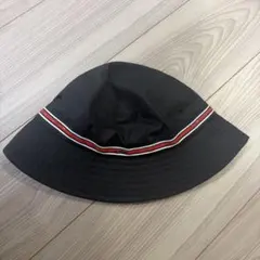 supreme Silicone Stripe Crusher hat ブラック