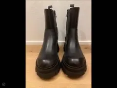 新品未使用 ZARAザラ トラックソール ショートブーツ 36