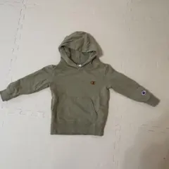 Champion フード付きパーカー 100サイズ オリーブ